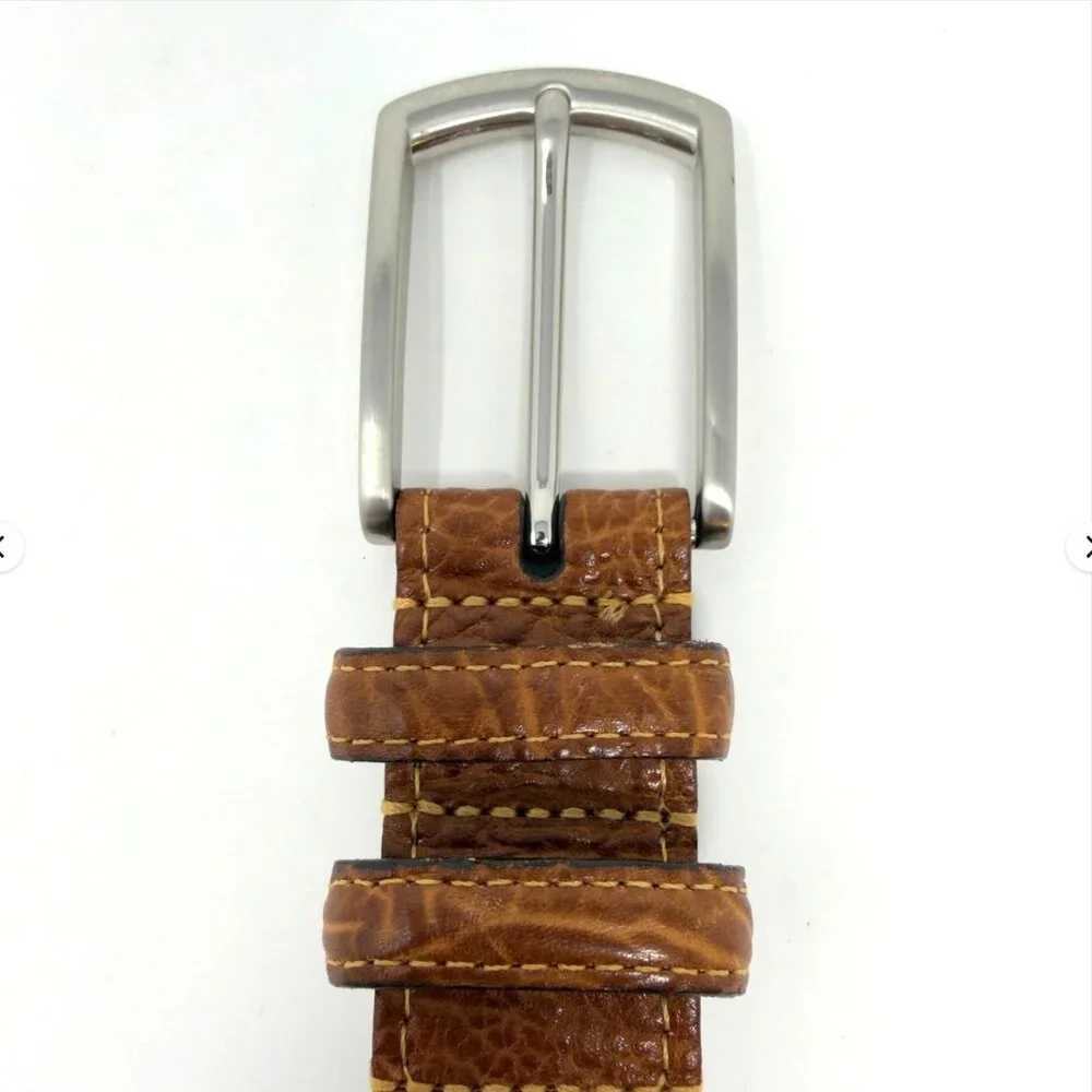 Torino Leather Co Woven Elastic Belt Khaki‎ Brown 54